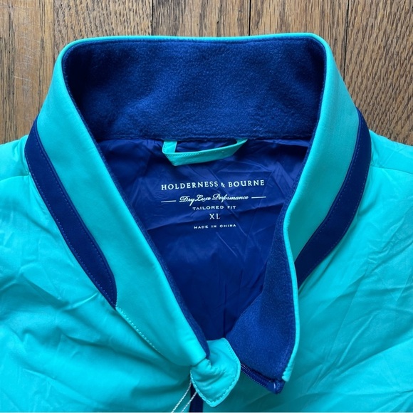 Holderness & Bourne The King Golf Vest Blue Size XL NWT - Picture 2 of 8